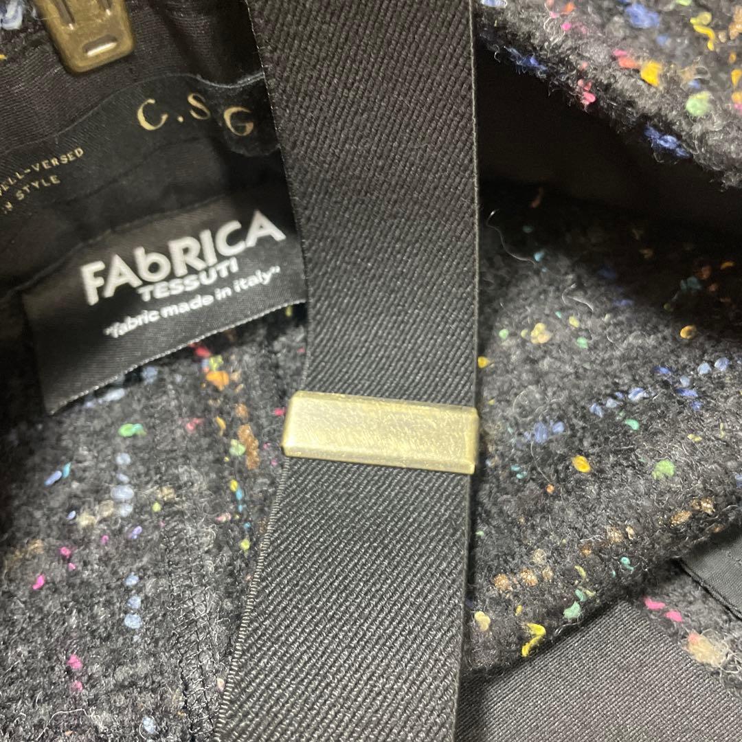 Curensology カレンソロジー　サスペンダー付き　ツイードパンツ　フリー