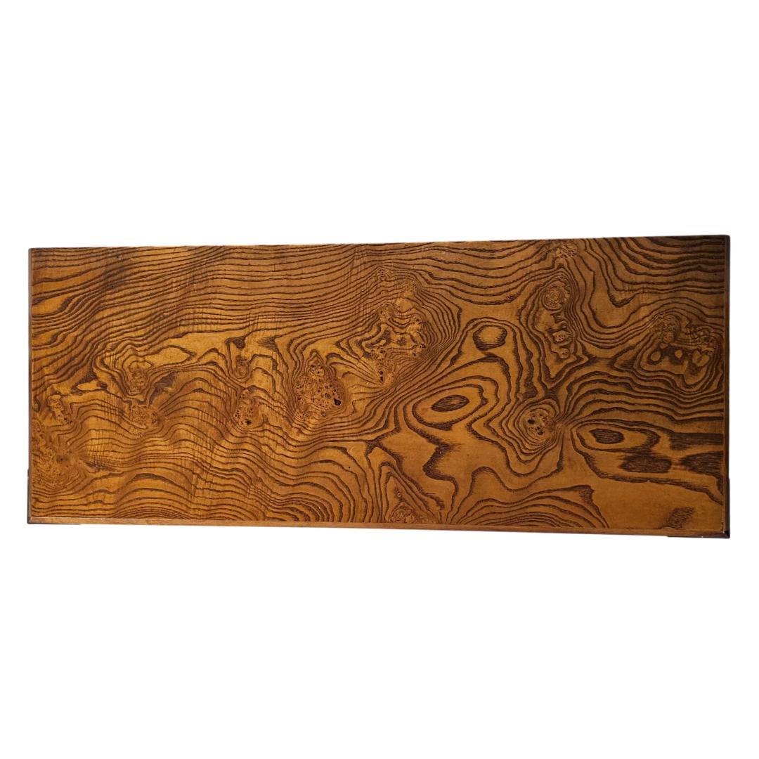 旭川家具 茶タンス 茶箪笥 民芸調 サイドボード ガラス引き戸 民芸家具