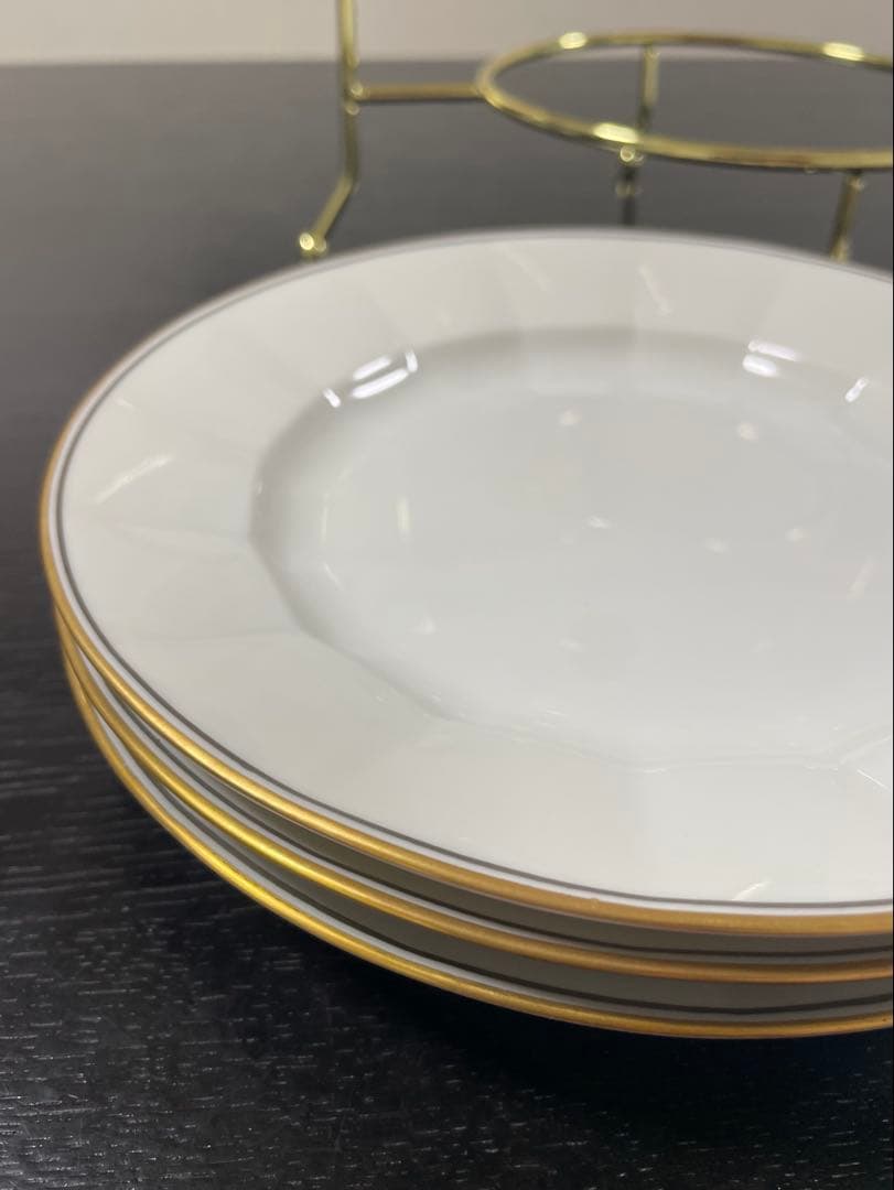 ロイヤルコペンハーゲン ロイヤルパレス ケーキ皿＆新品ケーキスタンド3段