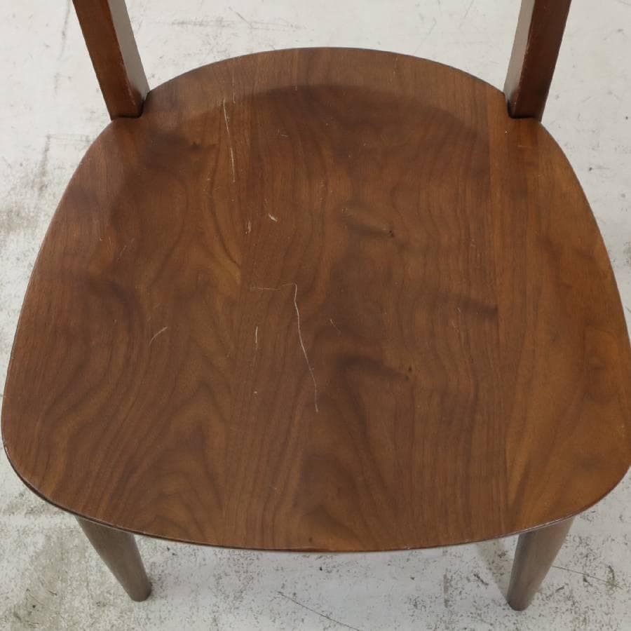 2の1 柏木工 ソフィー ウォルナット無垢材 ダイニングチェア クッション付