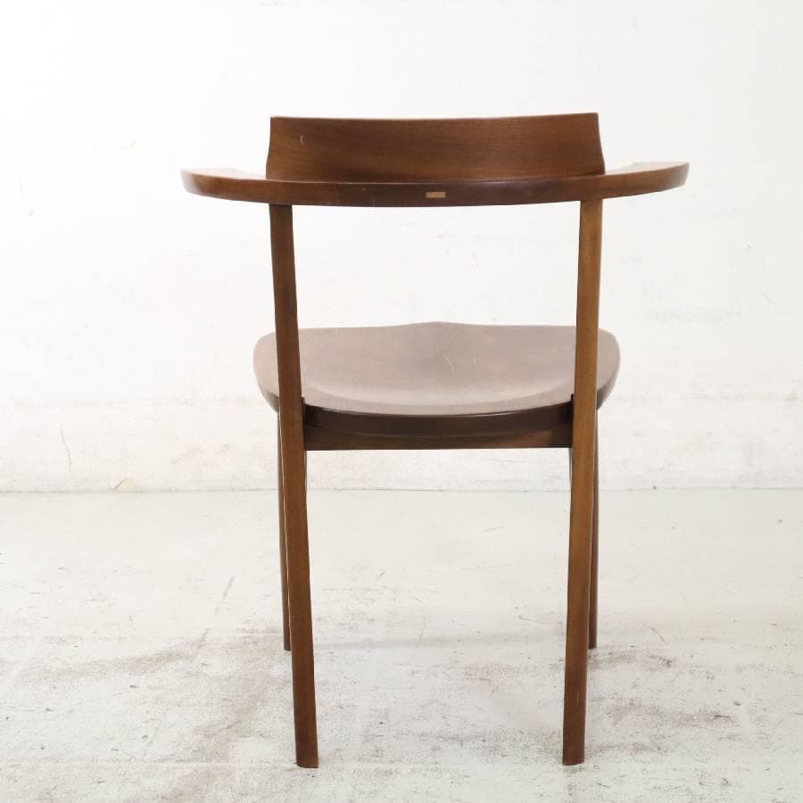 2の1 柏木工 ソフィー ウォルナット無垢材 ダイニングチェア クッション付