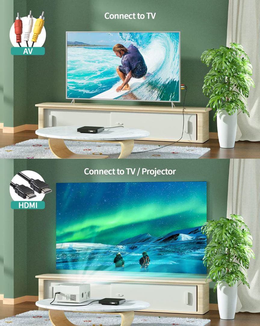 ミニDVDプレーヤー HDMI Miuscall-C テレビDVDプレーヤー