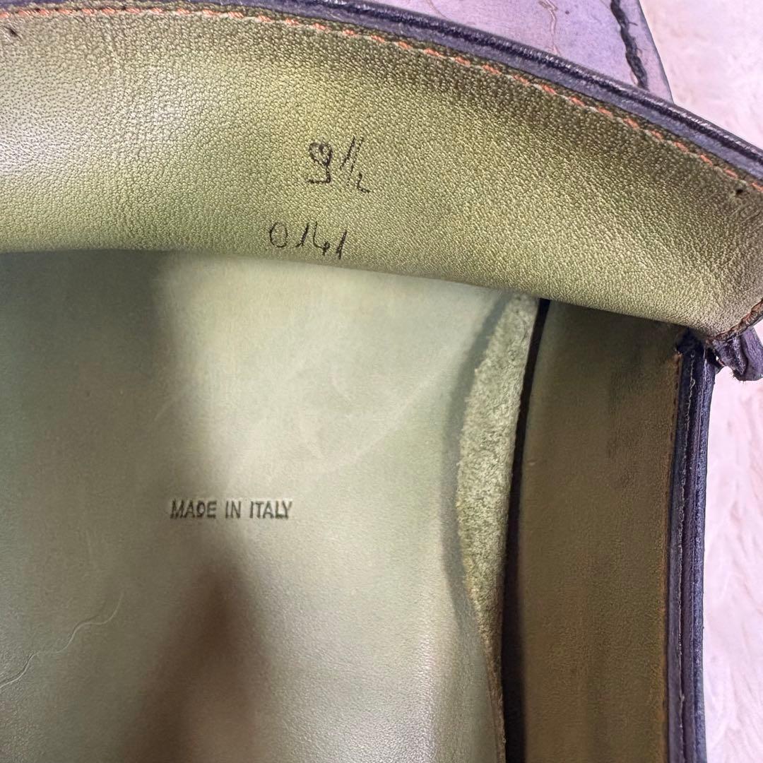 極美品/純正ツリー付 ベルルッティ カリグラフィー ドライビングシューズ 9.5