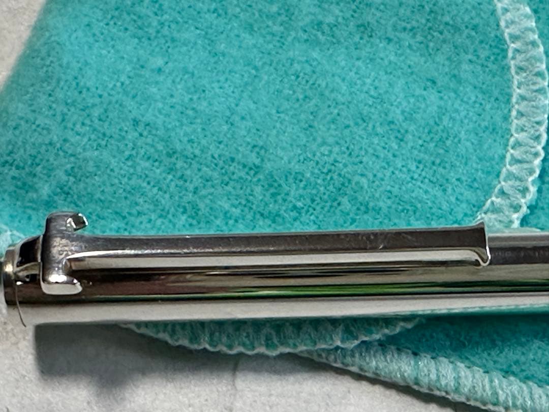 インク切れ ティファニー 925刻印 Tクリップ ツイスト式 シルバーカラー