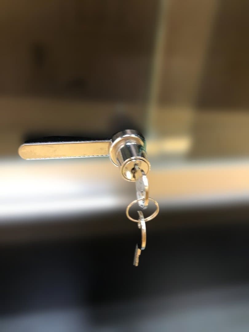 送料無料 JAJAN　コレクション ガラスショーケース 鍵付き 黒 251106