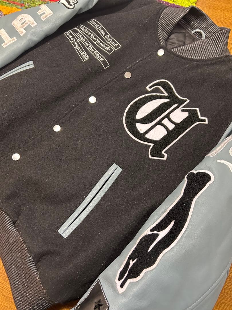 ジャケット・アウター EFFECTEN utility team varsity jacket