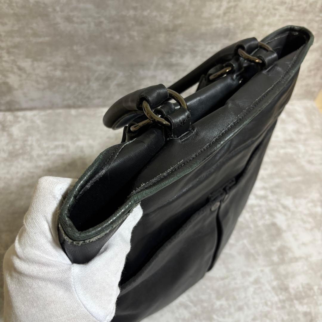 H251 Moncler モンクレール　ハンドバッグ　ブラック　大容量　A4収納