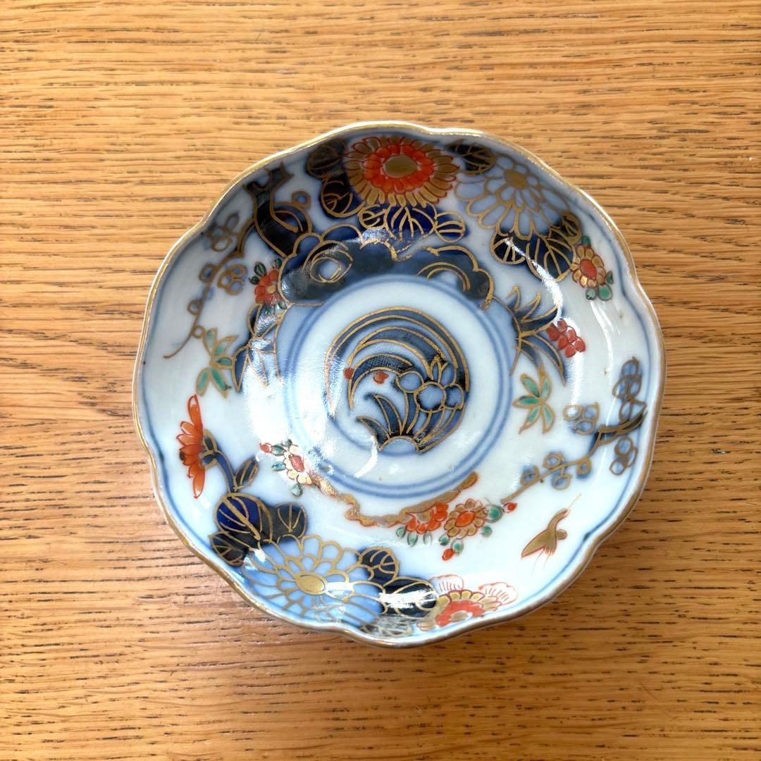 古伊万里　金襴手　豆皿5枚セット　骨董