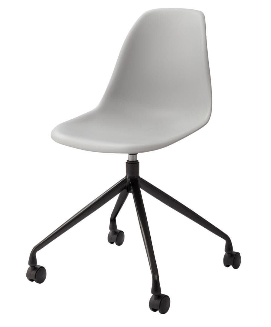 新品 送料込み デスクチェア キャスター付き 1脚 グレー