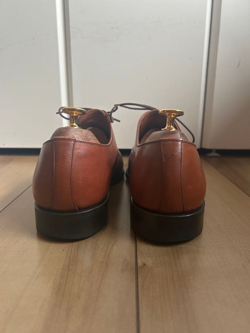 【美品】SCOTCHGRAIN スコッチグレイン パンチドキャップトゥ 25