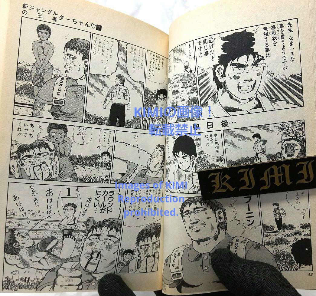 希少 初版 新ジャングルの王者ターちゃん 1 コミック 本 1991 徳弘 正也