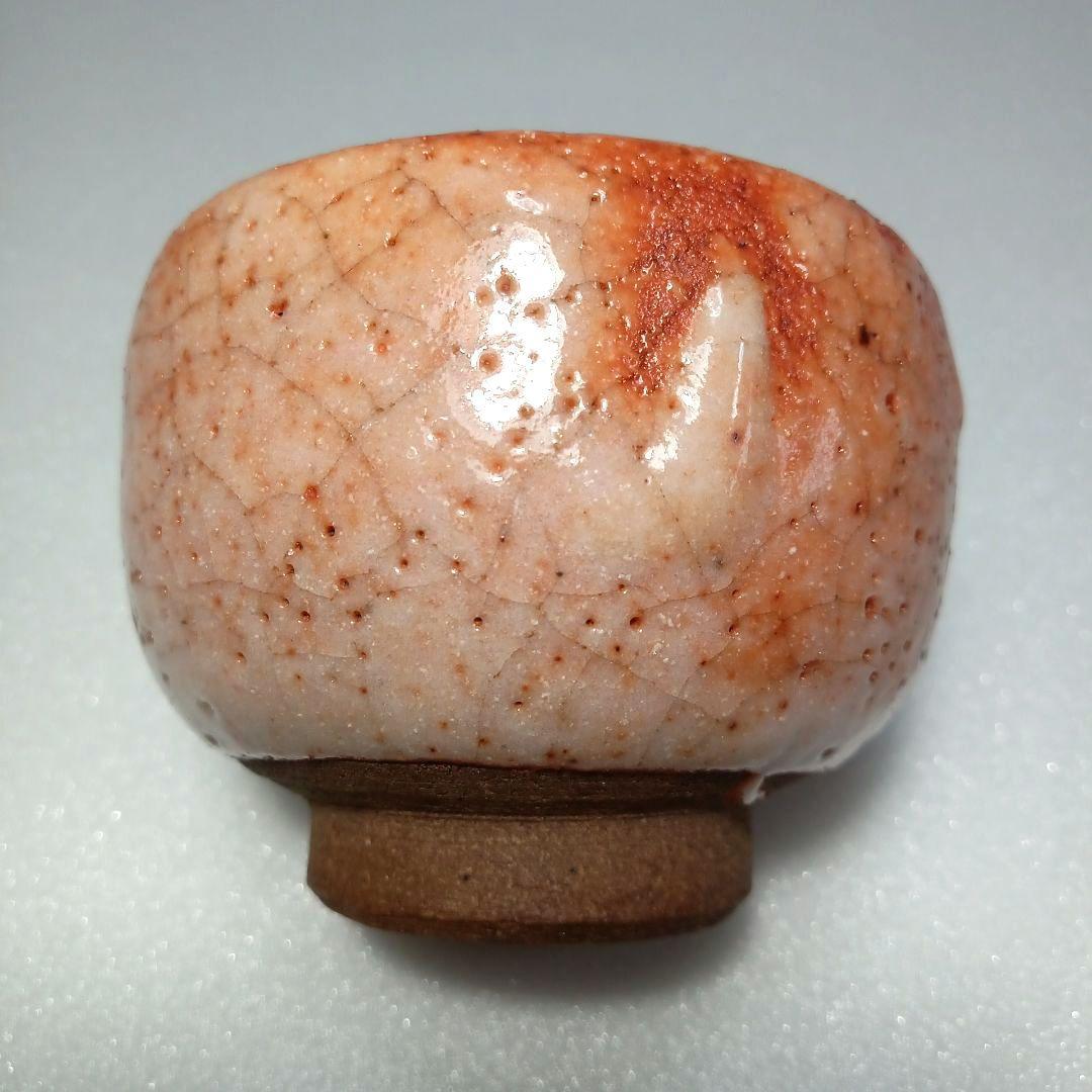 酒器 赤津焼 赤 志野 ぐい呑 水野 古麦 最高級 作品