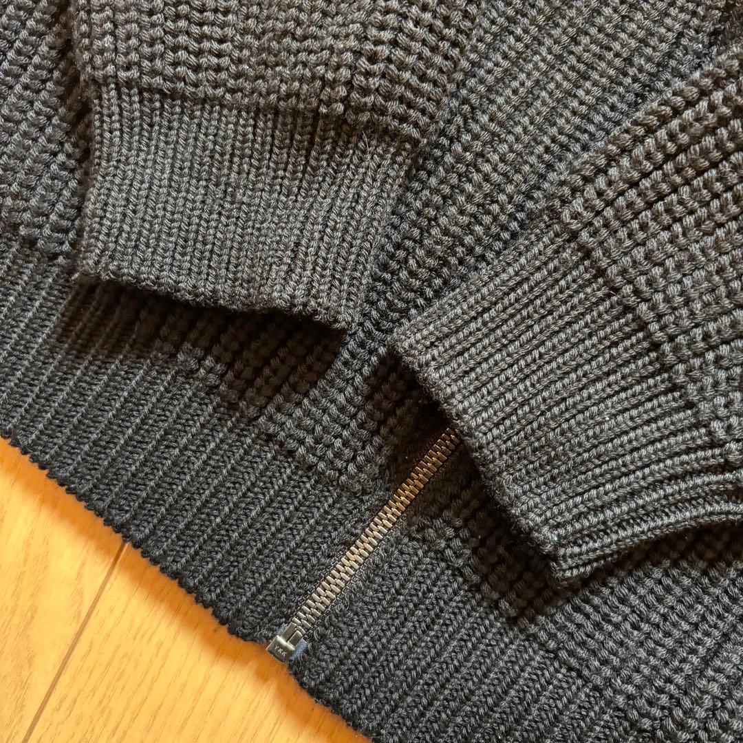 【美品】BATONER ドライバーズニット ブラック