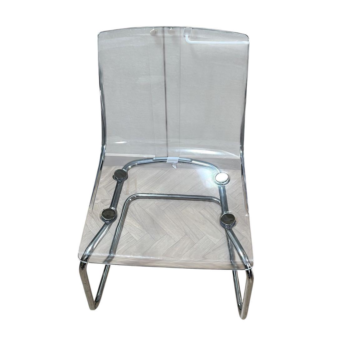 良品 IKEA TOBIAS トービアス クリアチェア 2脚セット