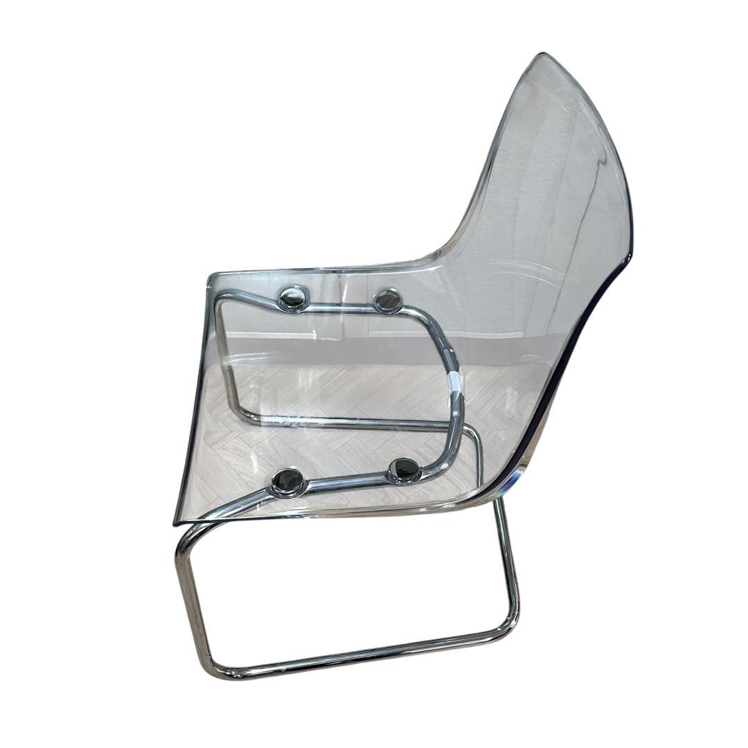 良品 IKEA TOBIAS トービアス クリアチェア 2脚セット