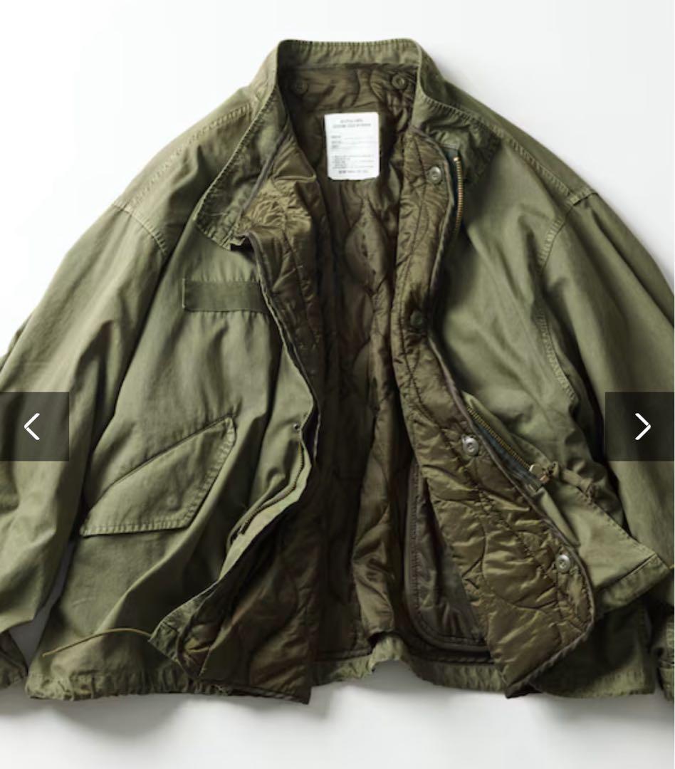 @　フリークスストア M65 ショートモッズコート ライナーセット カーキ