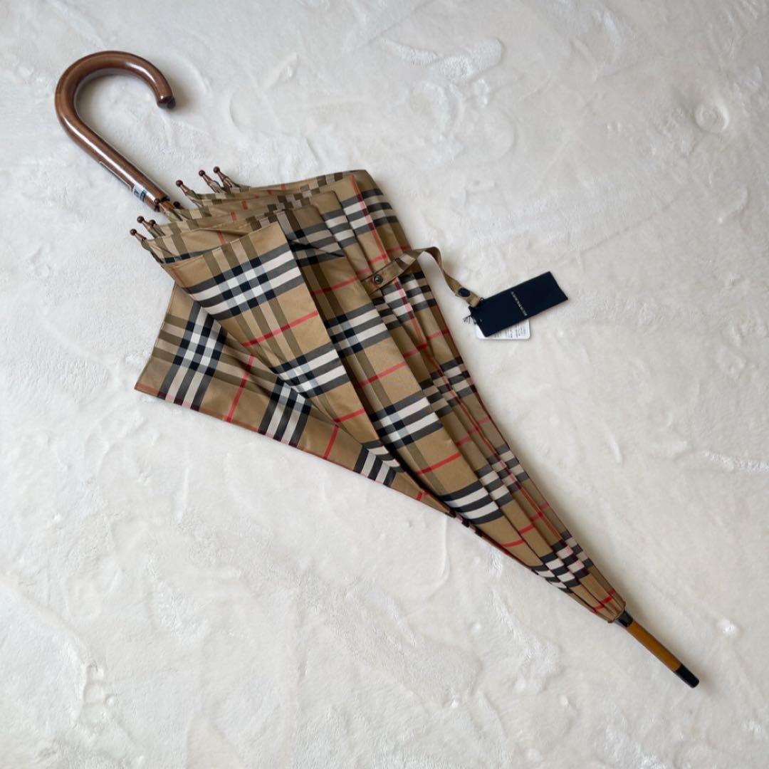 新品未使用 BURBERRY バーバリー ノバチェック 傘 男女兼用 アンブレラ