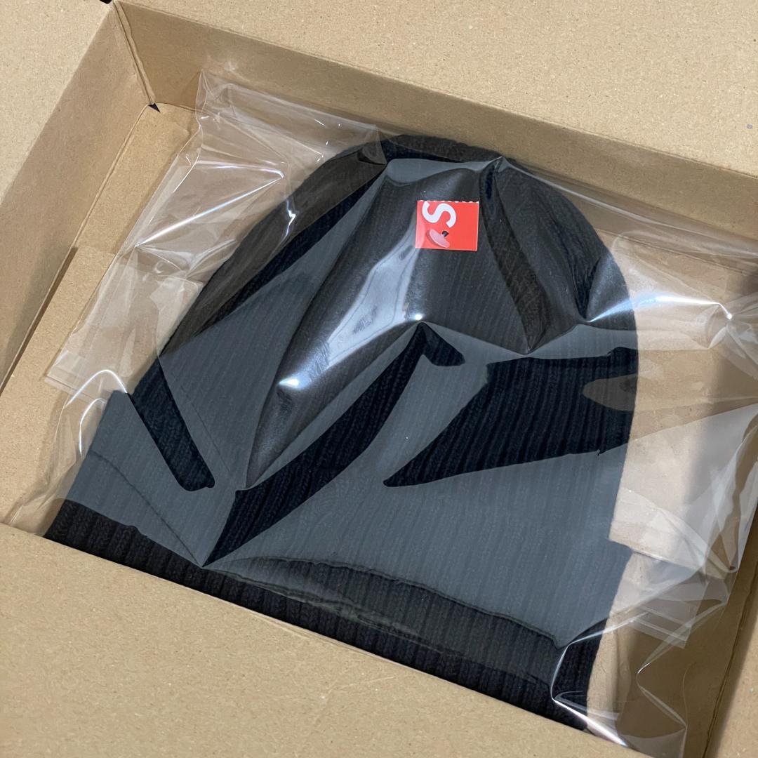 25SS Supreme Overdyed Beanie Black ブラック