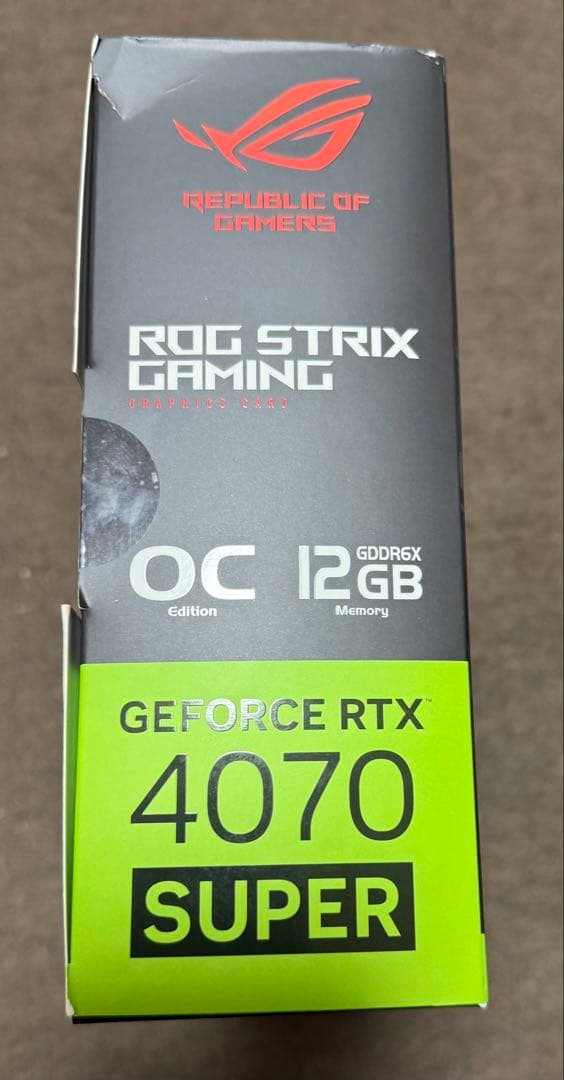 新品未開封ASUS ROG STRIX RTX 4070 SUPER OC