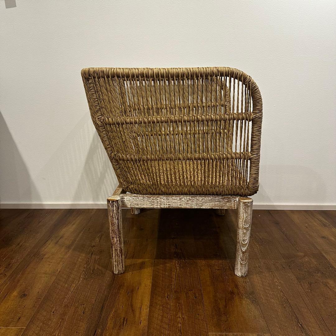 【訳あり】シンセティックラタンサイドテーブルΦ55×h47cm通常55,000円