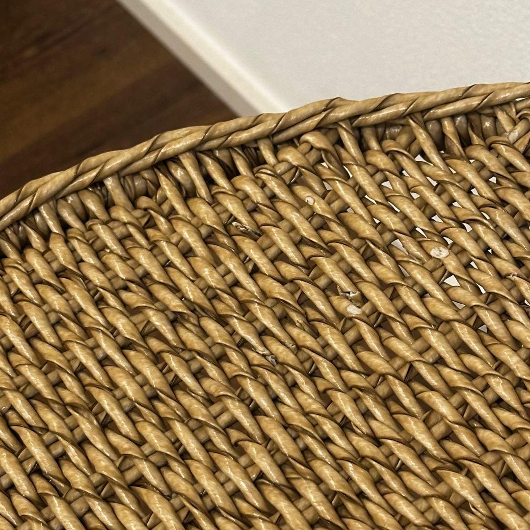 【訳あり】シンセティックラタンサイドテーブルΦ55×h47cm通常55,000円