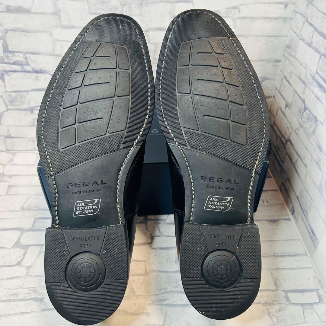 【日本製/極美品】REGAL W21A ストレートチップ 内羽根 25.5cm