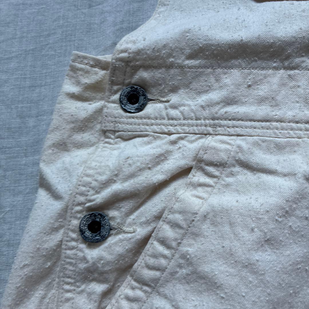 GO TO HOLLYWOOD ホワイトデニムオーバーオール 160