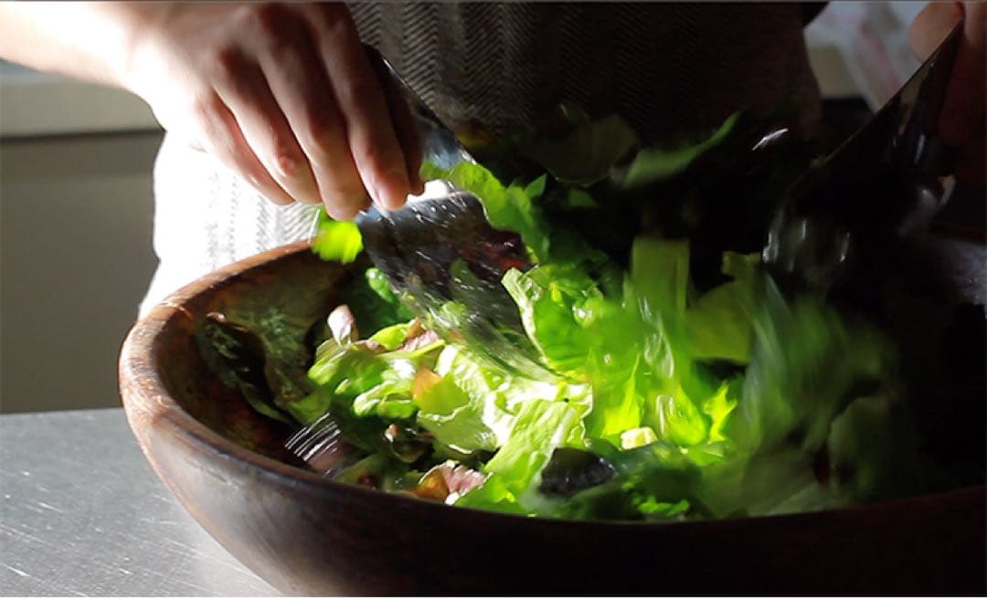 有元葉子さん　サラダハンド　ステンレス　料理研究家ありもと先生　キッチンツール