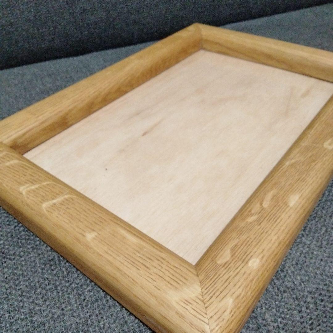 無垢材　ナラ　フォトフレーム(額縁)