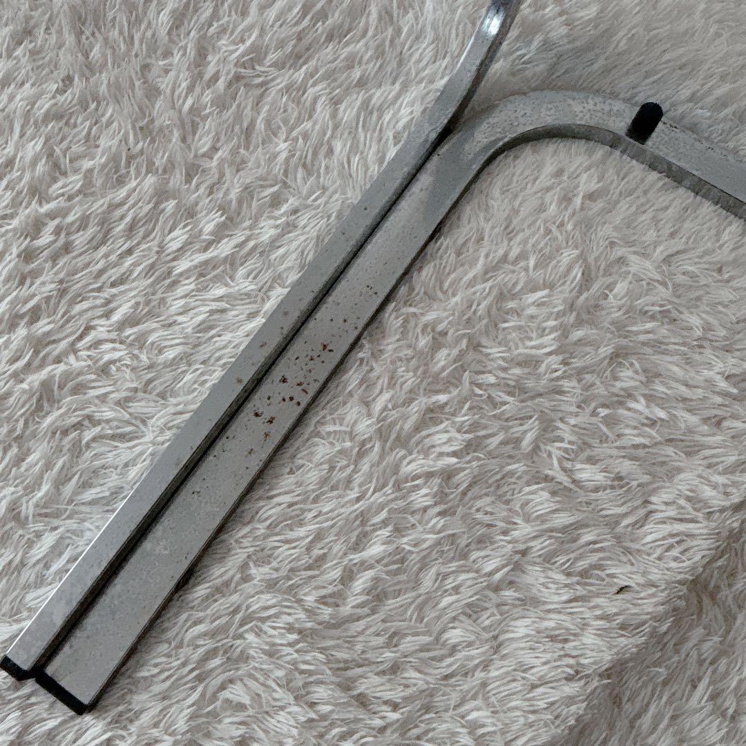 美品】80S 90S アンティーク アイアン クロー ガラステーブル