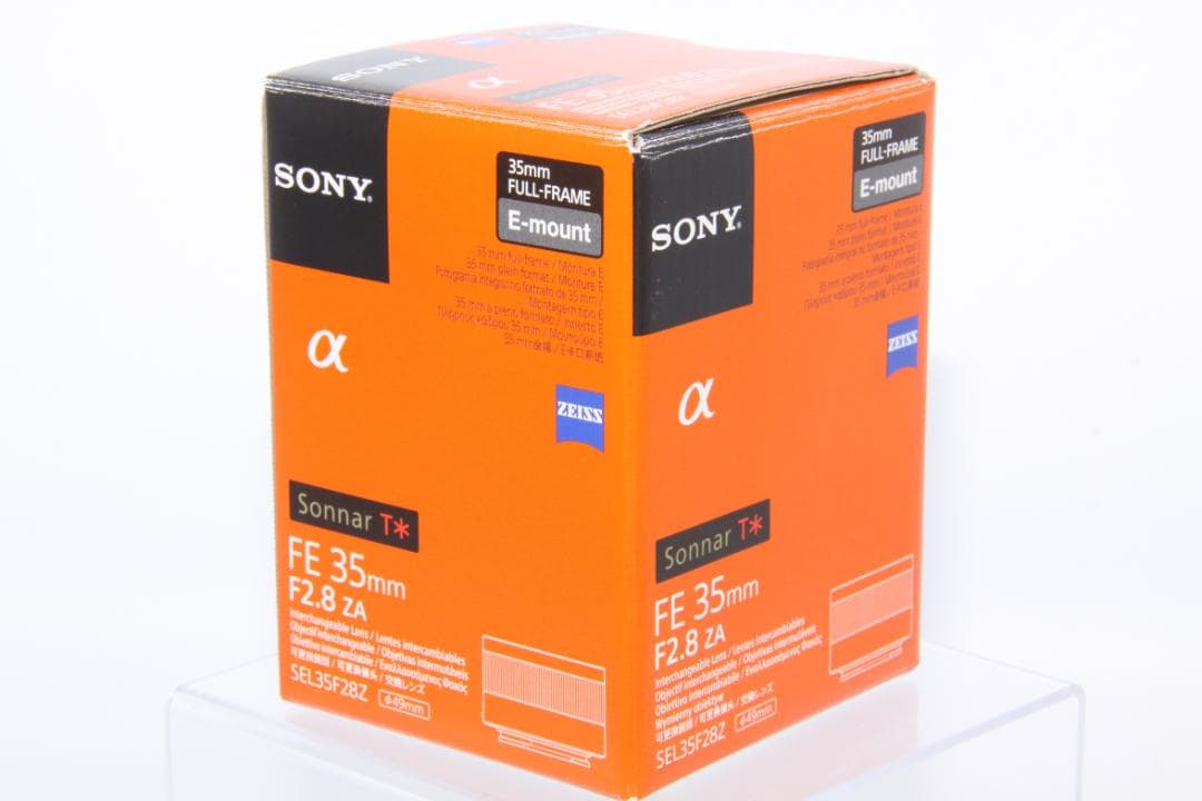動作確認済 SONY Sonnar T* FE 35mm F2.8 #L551