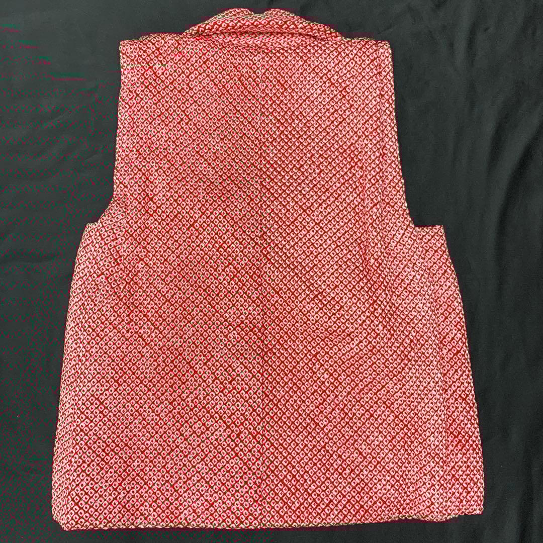 509agu10□七五三 三歳 女の子 着物&被布 金駒刺繍 鞠□美品