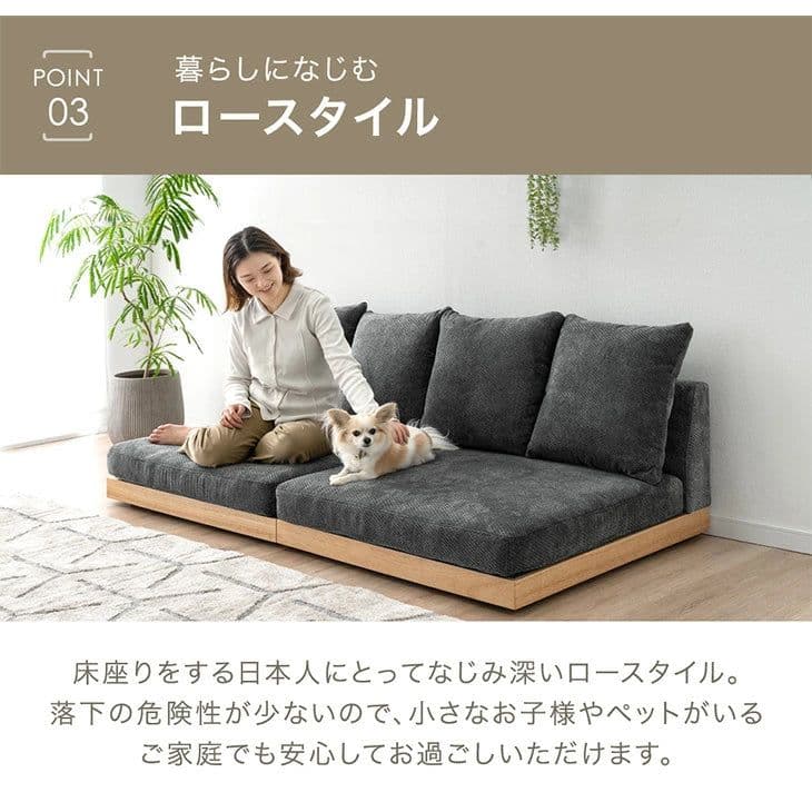 【新品】タンスのゲン　座面の中まで洗えるソファー