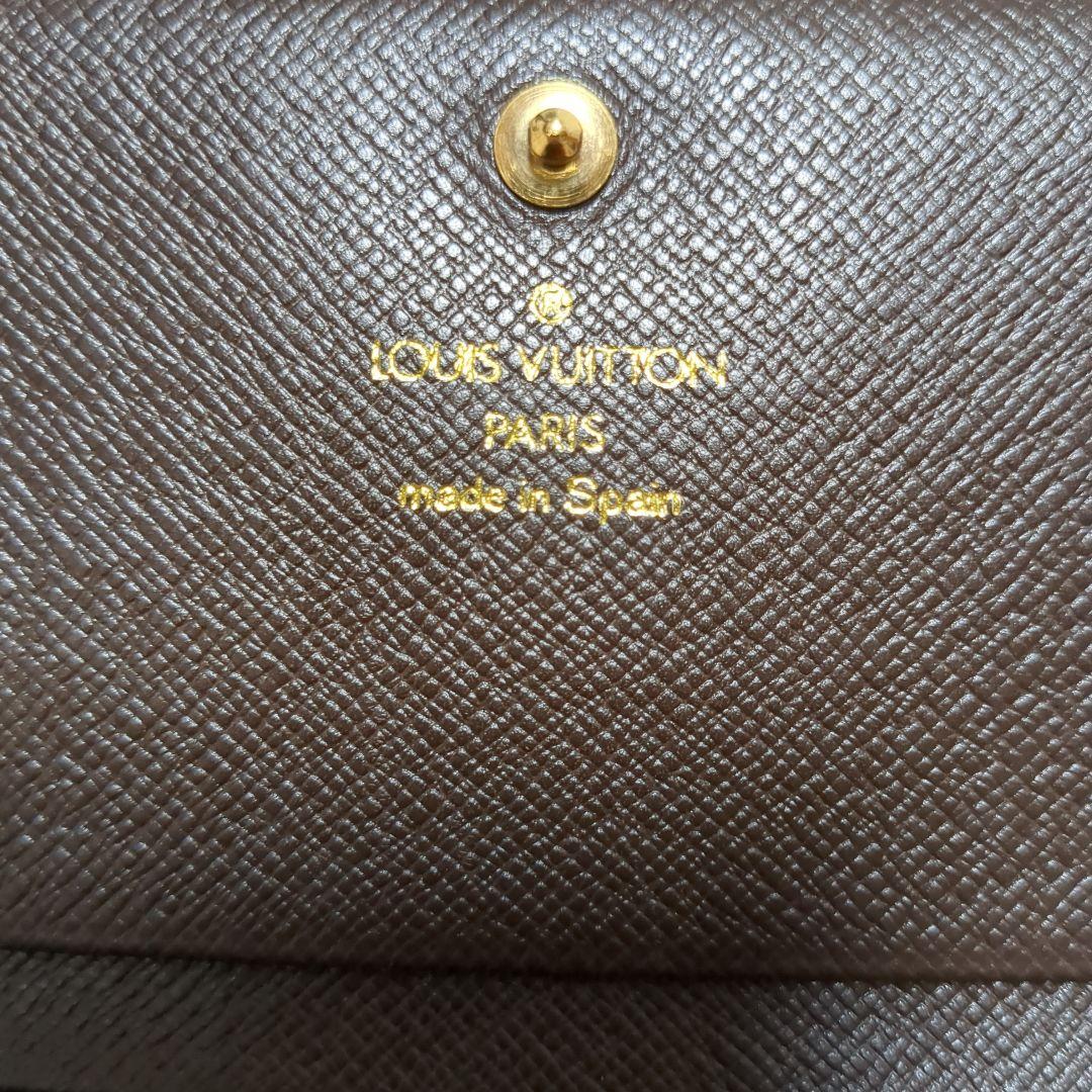 ダミエ　折り財布　外観美品　難あり