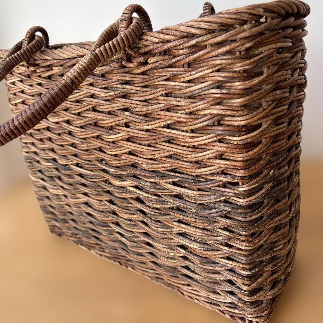 希少 あけび かごバッグ 国産 手仕事