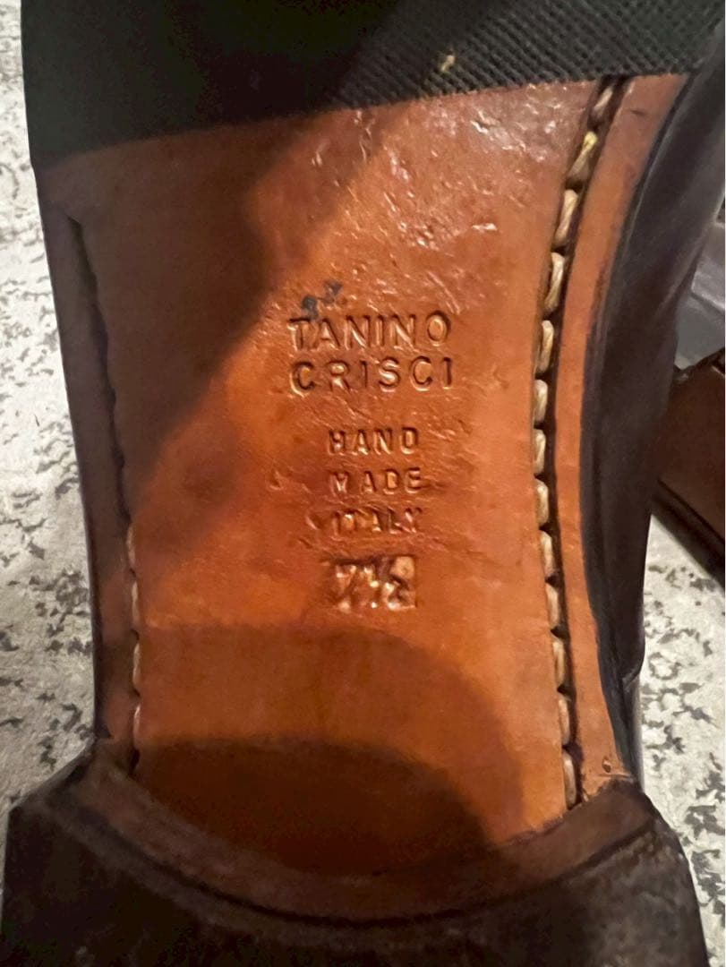 ビンテージ‼️タニノクリスチ セミブローグ オックスフォード 7.5