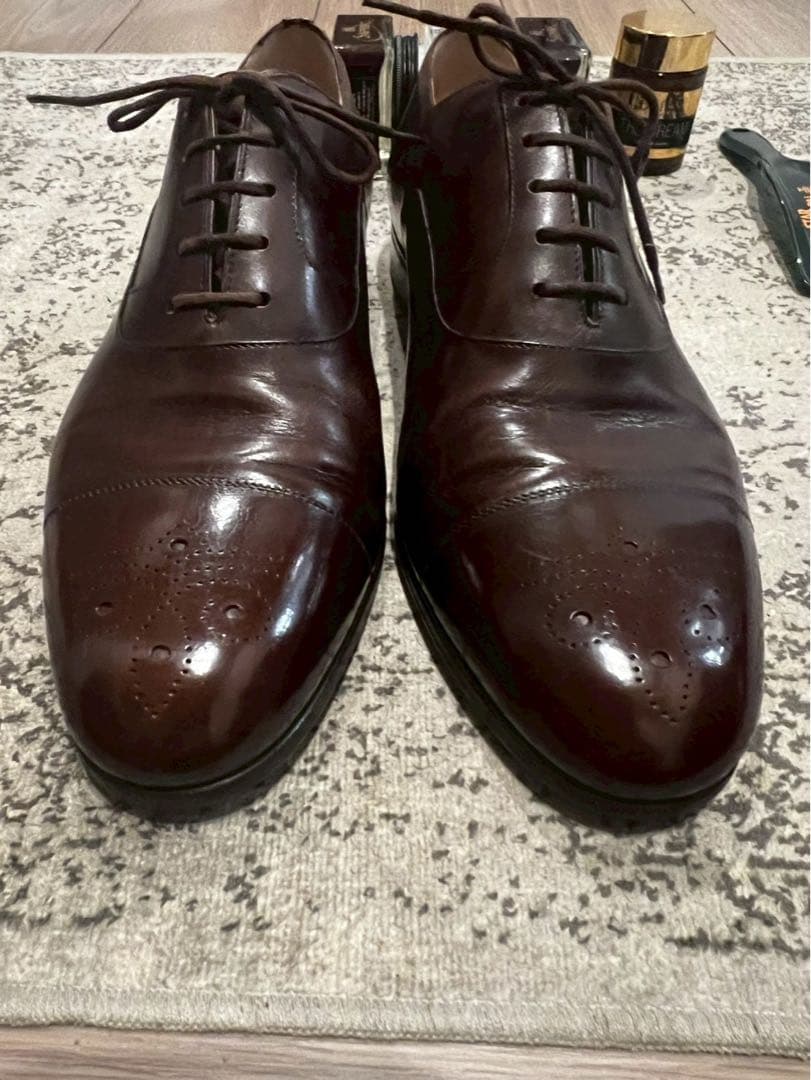 ビンテージ‼️タニノクリスチ セミブローグ オックスフォード 7.5