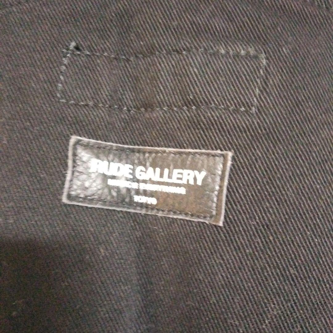 RUDE GALLERY ブラックオーバーオール W3 L3