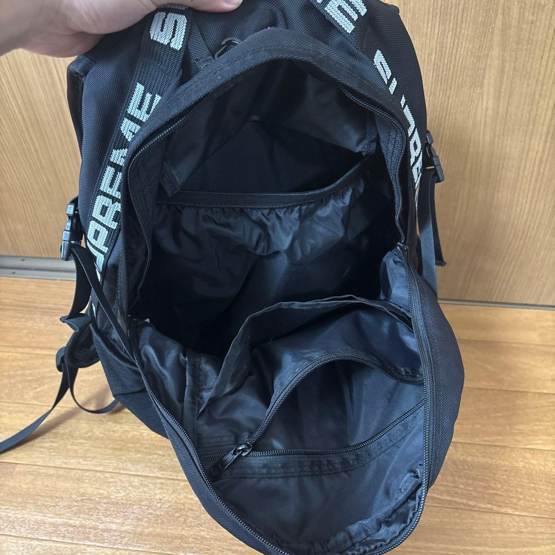 Supreme ブラック リュック18ss