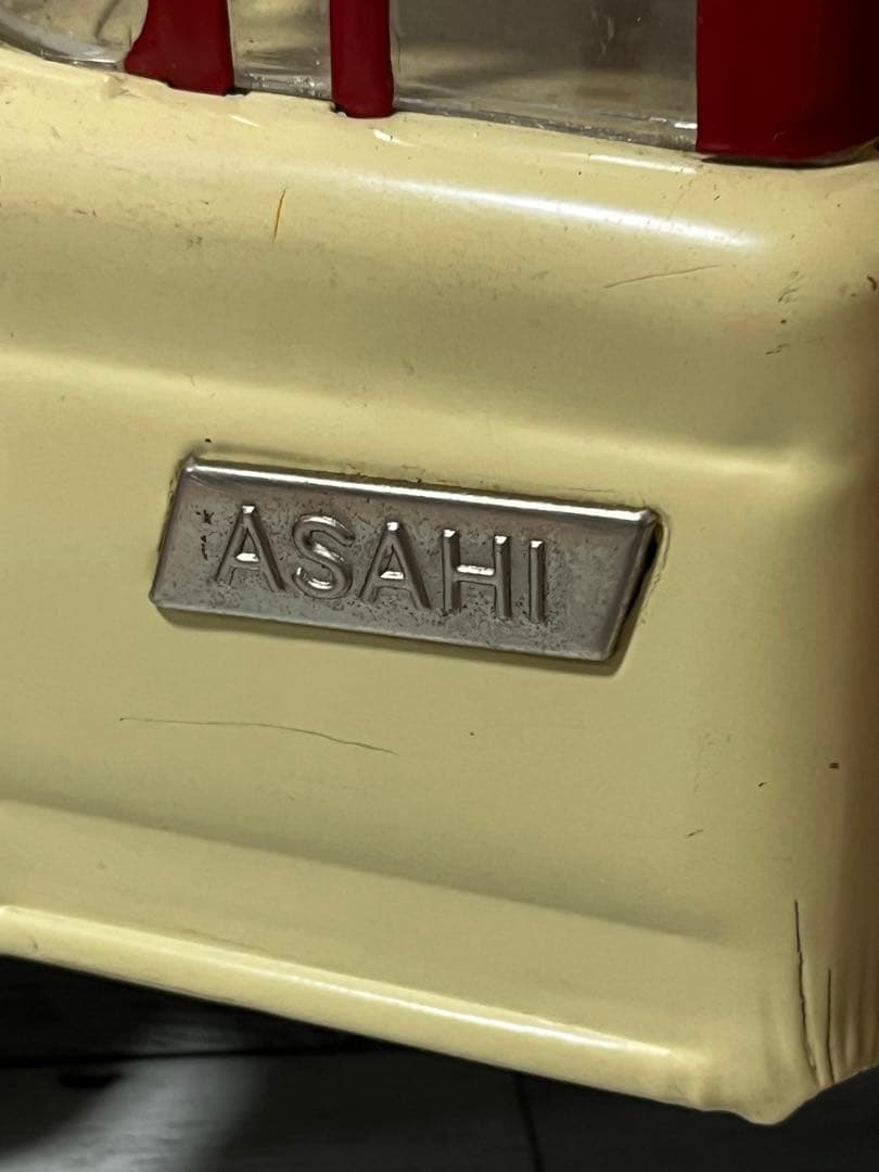 特大　昭和レトロ　ブリキ製トラック（日本製、アサヒ玩具製）　セメントミキサー車