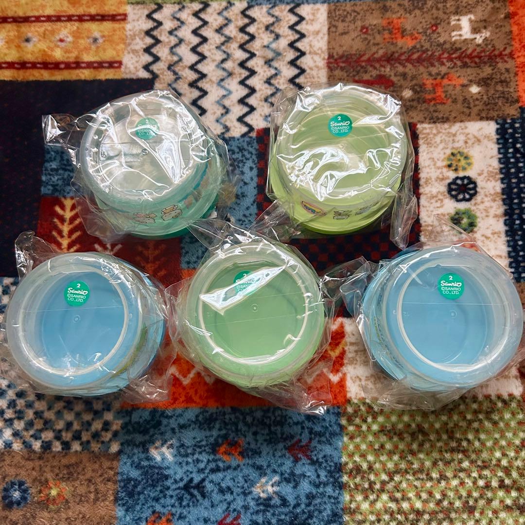 【レア】ハローキティ ジョイントケース 小物入れ ケース同士の連結可能 計5点