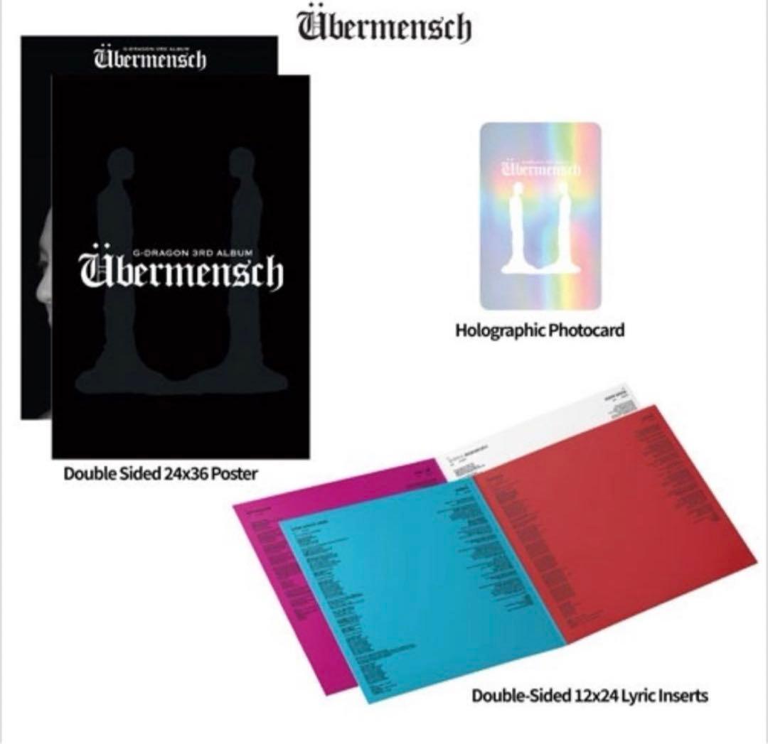 [新品未開封]G-dragon Übermensch レコード ナンバリング入り