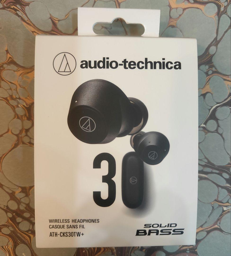 オーディオテクニカ ATH-CKS30TW+ BK ノイズキャンセリング 黒