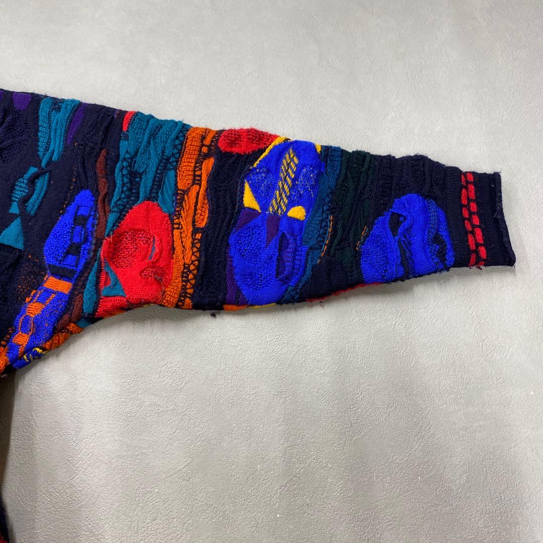 N311◯ COOGI クージー 3Dニット カラフルニットMサイズ