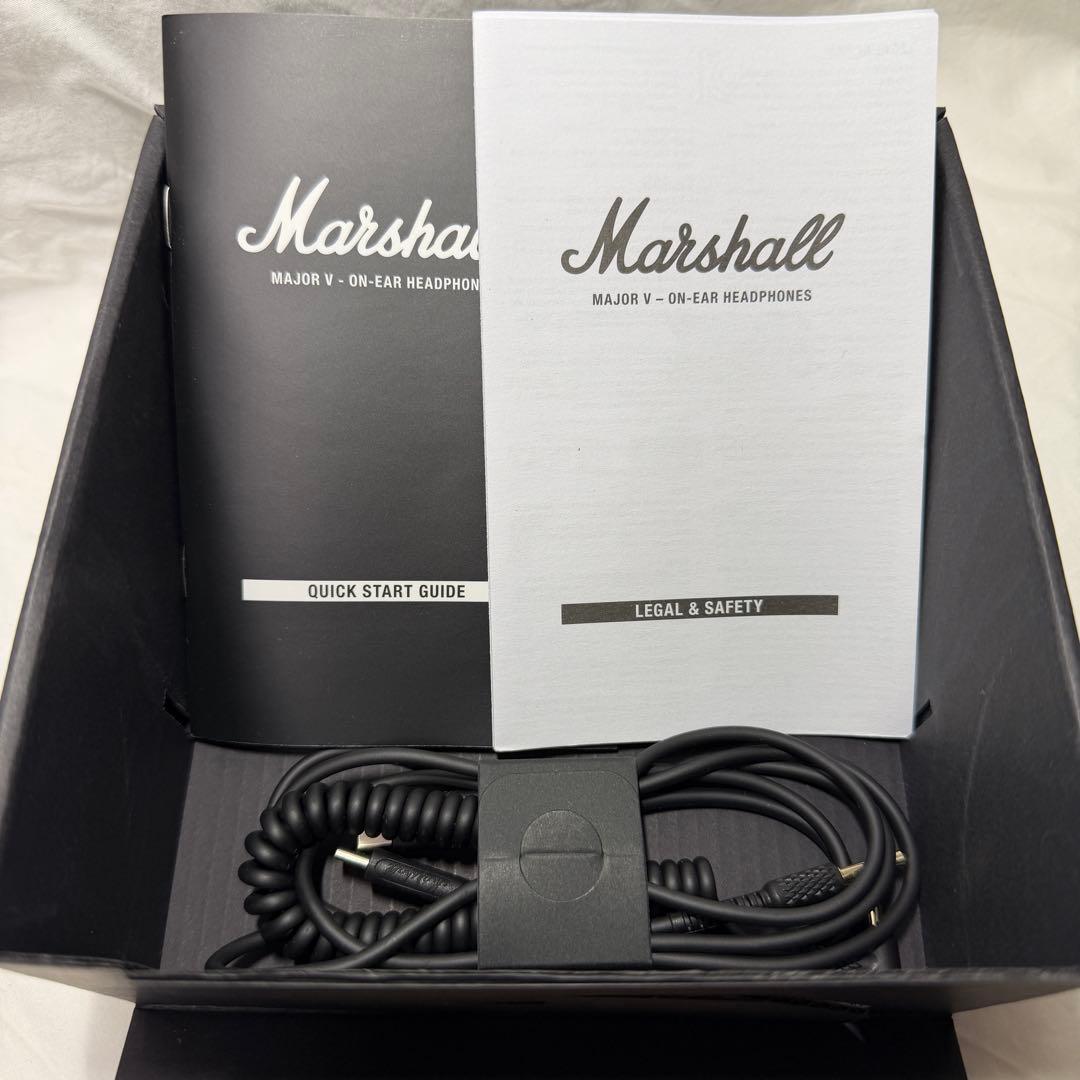 Marshall ワイヤレスヘッドホン Major Ⅴ ブラック