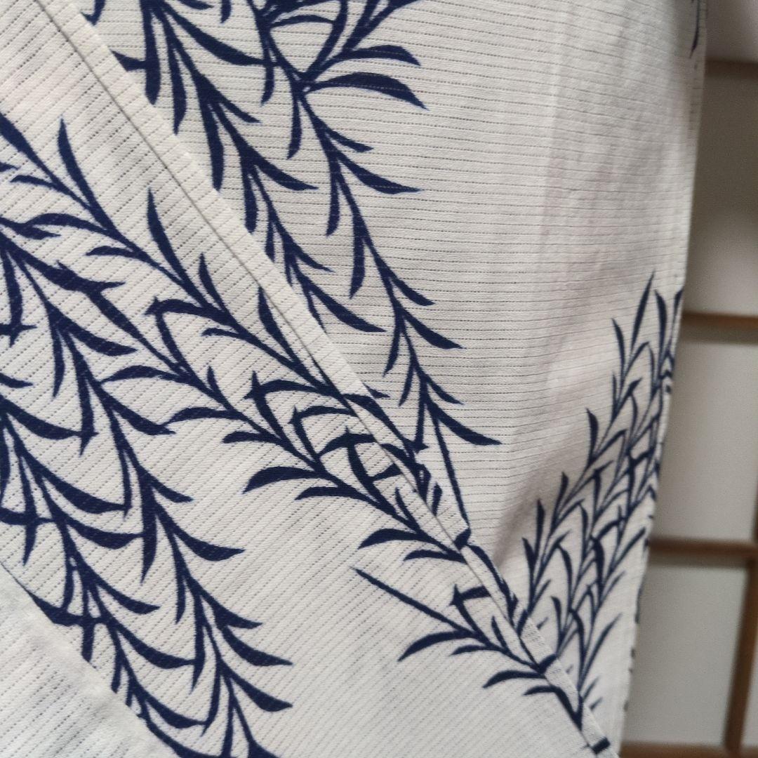 美品 綿絽浴衣＋半幅帯＋帯締め フルセット
