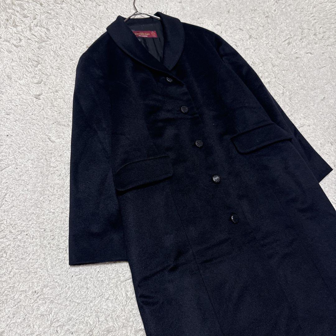 エルメネジルドゼニア　カシミヤ100%コート黒11号