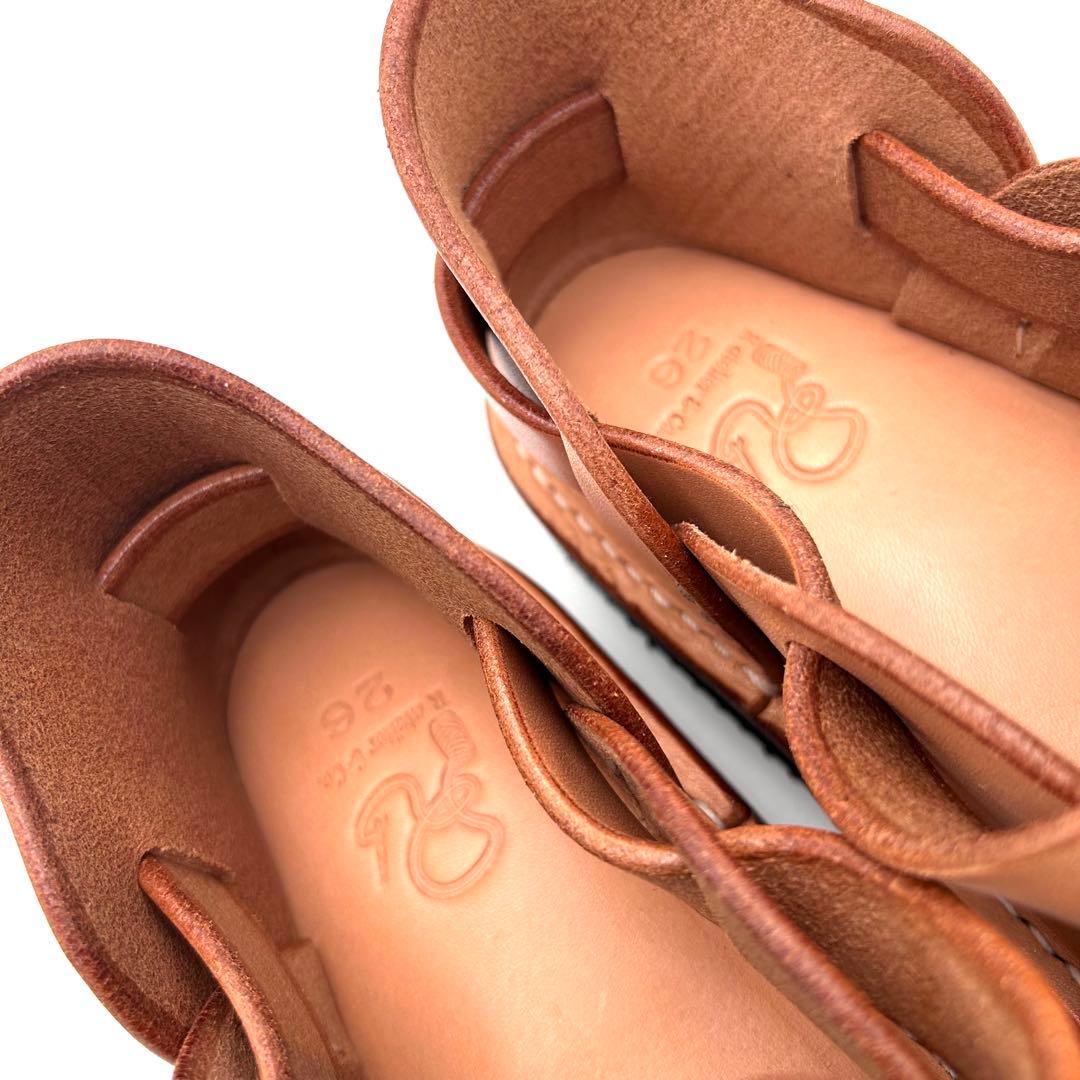 111 定価48000円 アールアトリエ 牛革 シューズ ビブラムソール