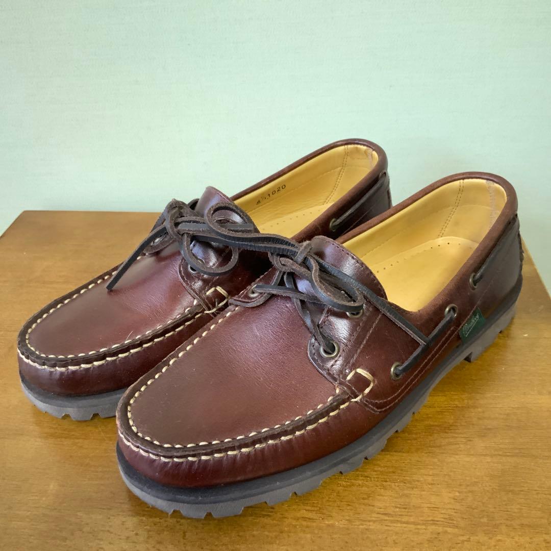 美品 Paraboot パラブーツMAROマーロ6 1/2ブラウン レイドソール