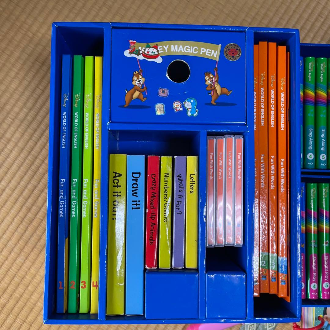 ディズニー 英語学習セット DVD 絵本 マジックペン